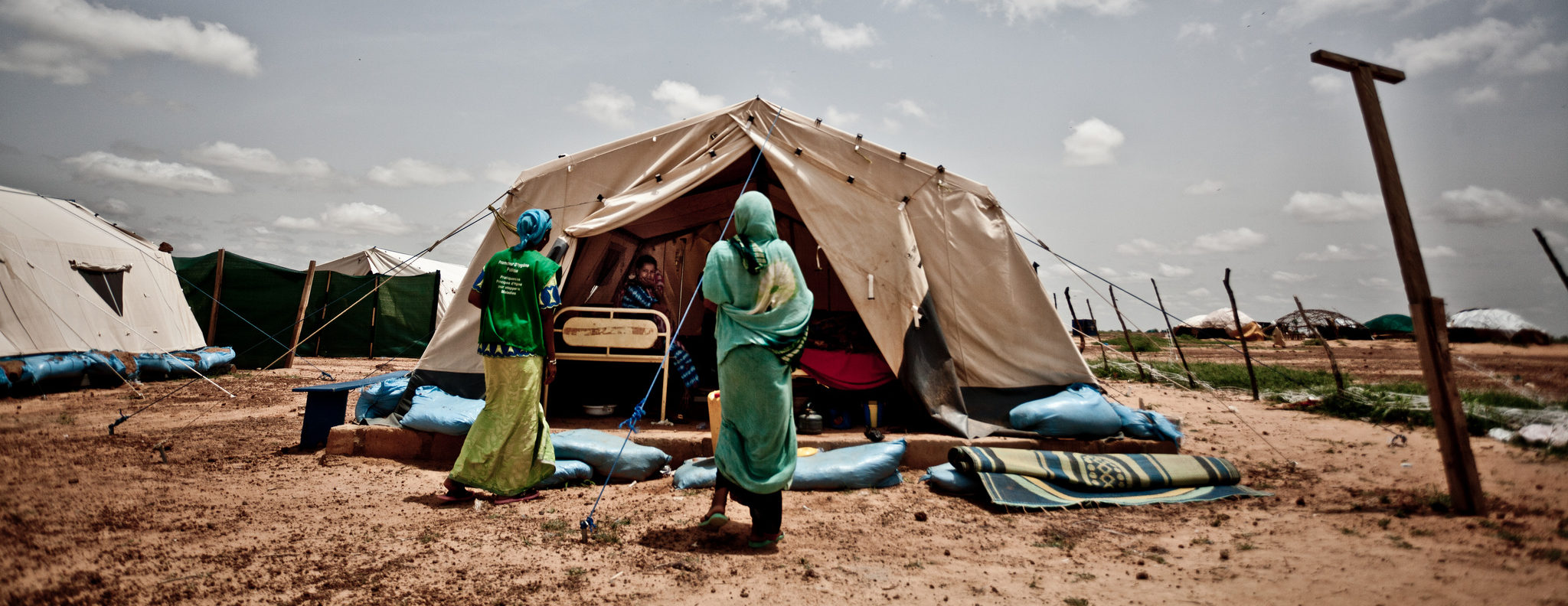 Archived work updates on the SHED Secretariat. Photo cred - Ocfam International, Mentao refugee camp in Burkina Faso